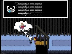 retarded sans Meme Template