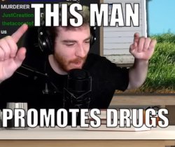 This character supports drugs Meme Template