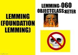 LEMMING-060 Meme Template