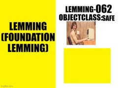 Lemming-062 Meme Template