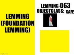 Lemming-063 Meme Template