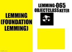 Lemming-065 Meme Template