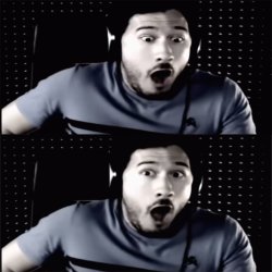 markiplier shocked Meme Template