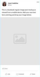 facebook post Meme Template