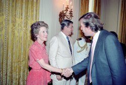 Donald Trump and Nancy Reagan Meme Template