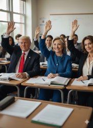 raise your hand Meme Template