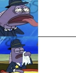 Spongebob background fish Michelin Meme Template