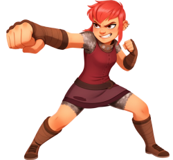 Nimona Doing Punching Pose Meme Template