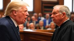 TrumpYellingAtJudge Meme Template