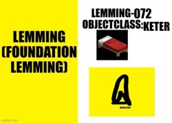 Lemming-072 Meme Template