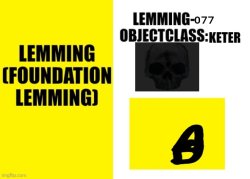 Lemming-077 Meme Template