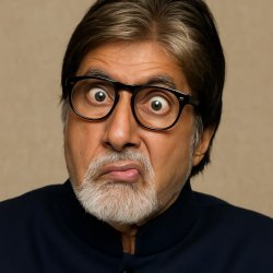Amitabh Bachchan funny face Meme Template