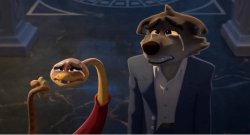 Mr. Wolf And Mr. Snake Cry Meme Template