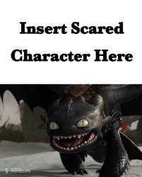 Who's Scared of Brainwashed Toothless? Meme Template
