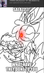 SALAZZLE, WHAT HAVE THEY DONE TO YOU Meme Template