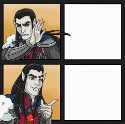 Strahd Hotline Bling Meme Template