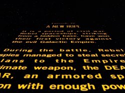 Star wars opening crawl Meme Template