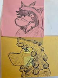 tiny suszilla + curly Susie propaganda Meme Template