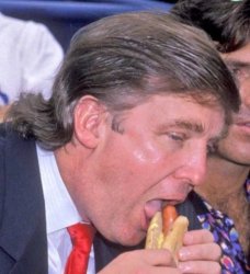 Trump hot dog Meme Template