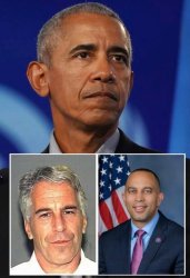 Epstein, Obama and Hakeem Jefferies Meme Template