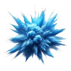 Blue Explosion Meme Template