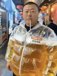 Beer jacket Meme Template