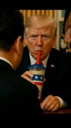 Trump loves Bubba Tea Meme Template