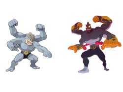 Machamp vs Machad Meme Template