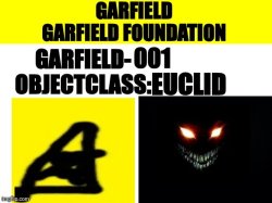 Garfield-001 Euclid Label Meme Template