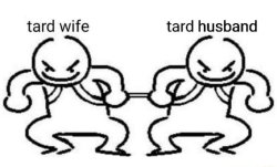 Tard wife Meme Template