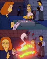 Homer Lie Detector Meme Template