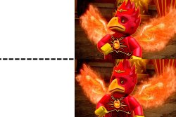 Flinx confident then confused Meme Template