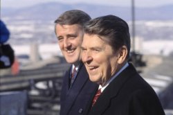 Brian Mulroney Ronald Reagan best friends Meme Template