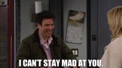 I can't stay mad at you Meme Template