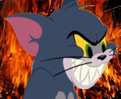 The Tom and Jerry show hell fire Meme Template