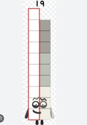 Numberblock 19 Meme Template