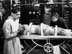 Dr Frankenstein's lab Meme Template