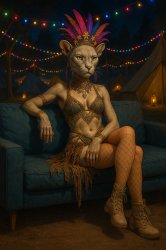 Burning panther Meme Template