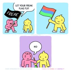 Freak flag Meme Template