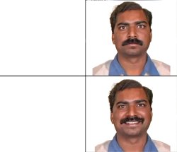 Sad then happy Ser Pajeet Meme Template