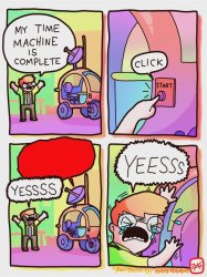 Time Maschine Meme Template