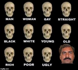 Ser Pajeet Skull meme Meme Template
