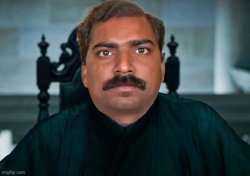 Ser Pajeet Throne Stare Meme Template