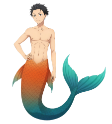 Natsuru merman Meme Template