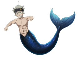 Asta mermaid Meme Template