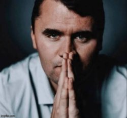 Charlie Kirk praying Meme Template