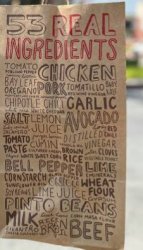 Chipotle bag Meme Template