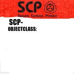 SCP KETER EMPTY 3 Meme Template