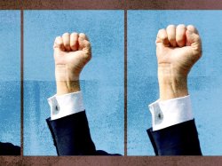 The raised fist Meme Template