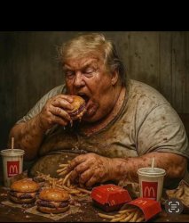 Quiet, piggy. Oink. Trump. Fast food. Meme Template